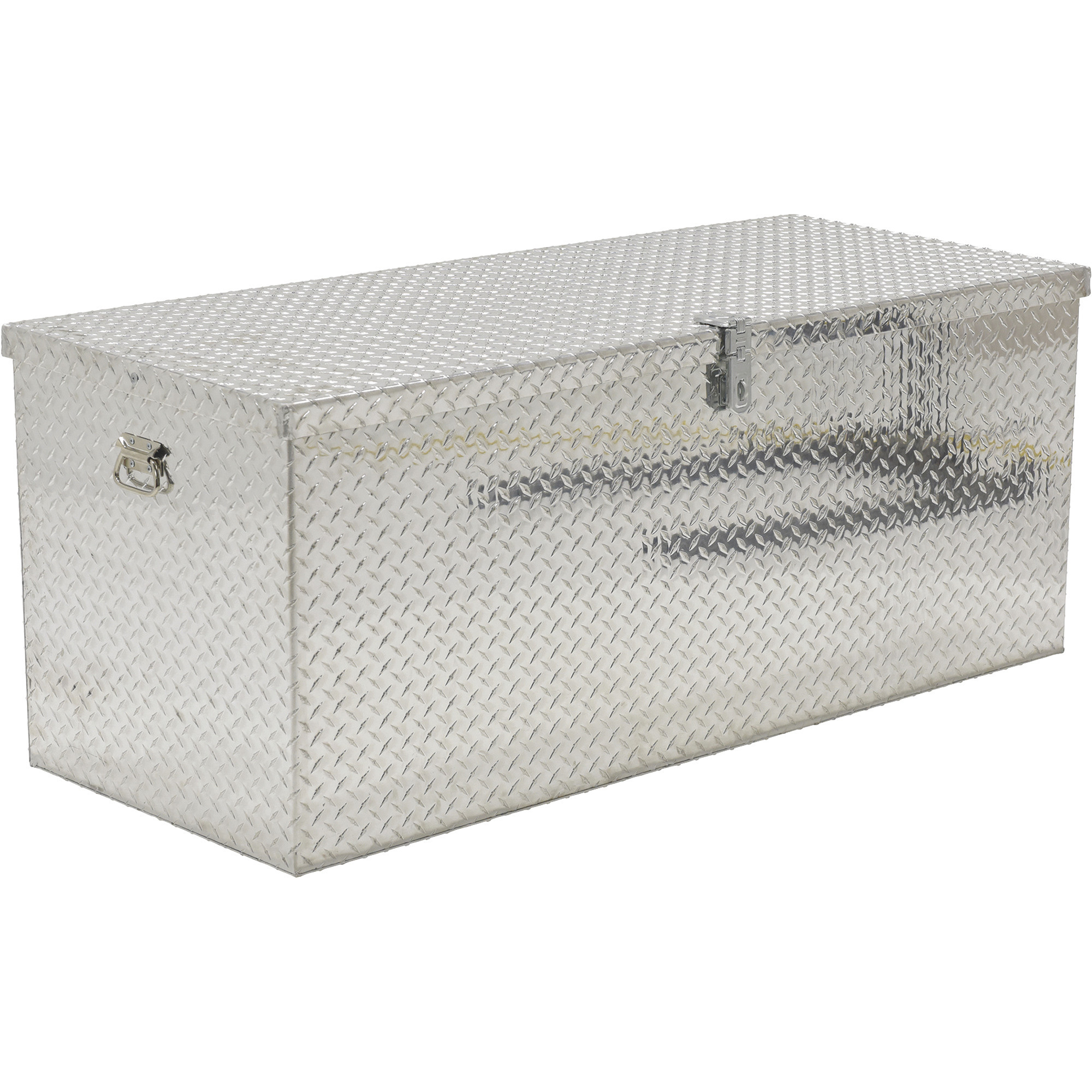 Vestil Aluminum Treadplate Portable Toolbox - 61 1/4in.W x 25 7/8in.D x 25 1/16in.H, 2500-Lb. Capacity, Model# APTS-2460